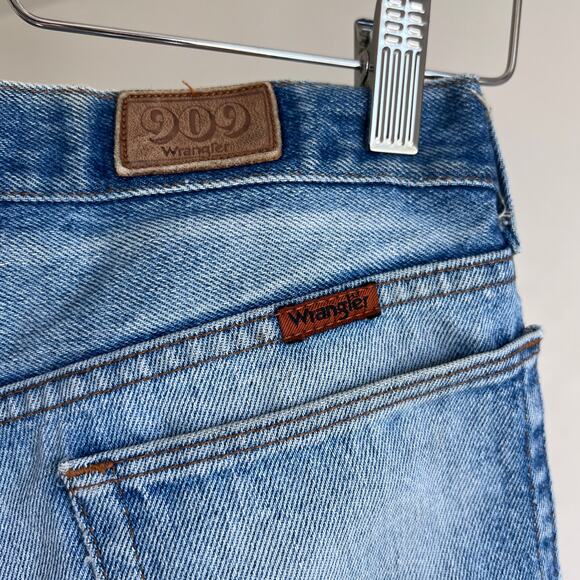 Vintage Wrangler Faded Straight Leg Jeans Worn Distressed Size 30 Made in USA - Picture 8 of 9